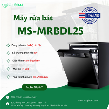  Hướng dẫn sử dụng máy rửa bát MS-GLOBAL mã: MRBDL25 #msglobal#mayruabat 