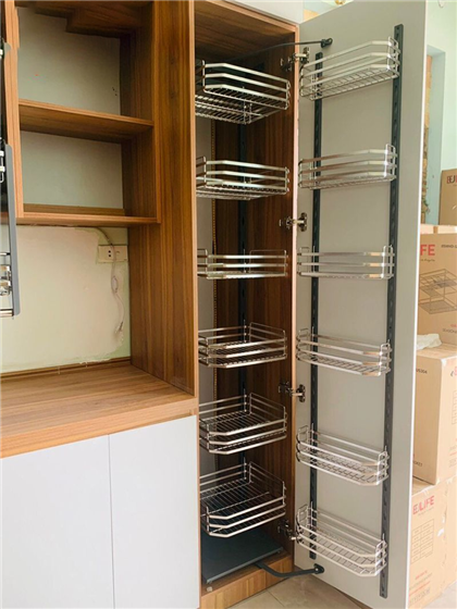 Hệ thống tủ đồ khô - 6 tầng cao cấp, nan dẹt: TK-06-450