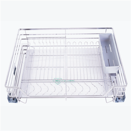 Giá bát đĩa tủ dưới-nan dẹt (cánh mở/kéo): GB-02