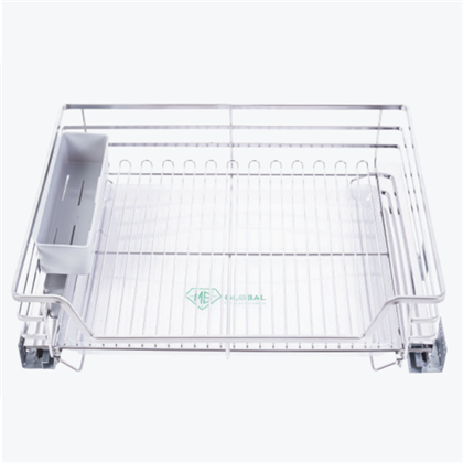 Giá xoong nồi tủ dưới-nan dẹt (cánh mở/kéo): GX-02