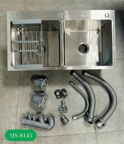 MS-8145 Chậu rửa nhà bếp 2 hố cân.