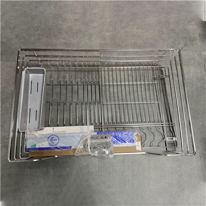 Giá bát đĩa tủ dưới-nan dẹt (cánh mở/kéo): GB-02