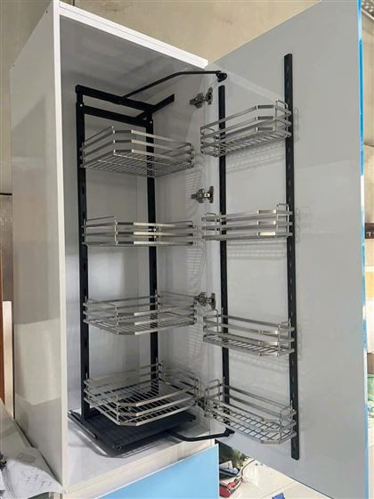 Hệ thống tủ đồ khô - 4 tầng cao cấp, nan dẹt: TK-04-450