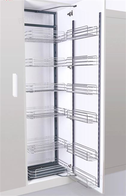 Hệ thống tủ đồ khô - 6 tầng cao cấp, nan tròn: GS05-02C-600